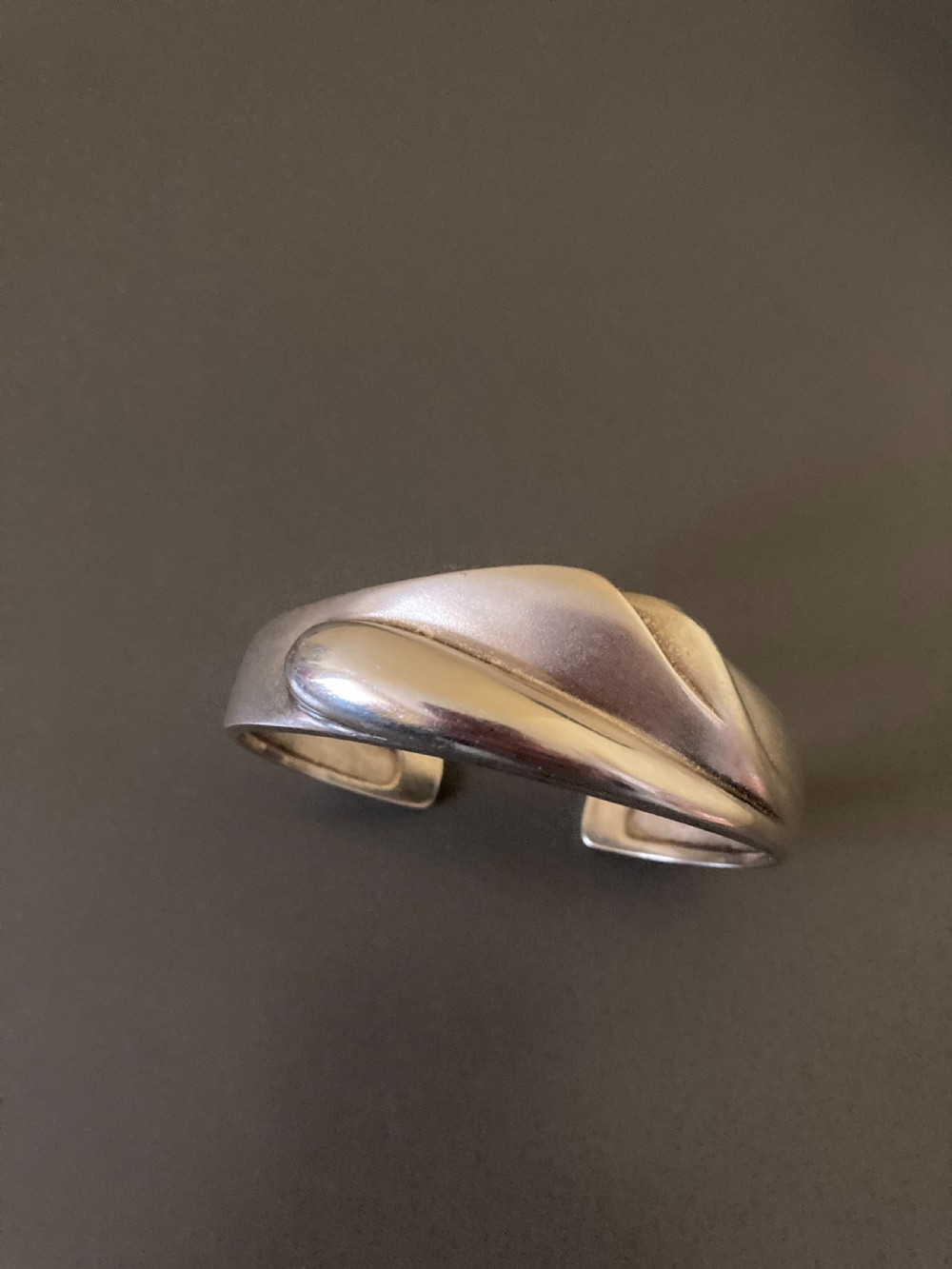 Lapponia Finnish Silver Bangle. 1960s. 