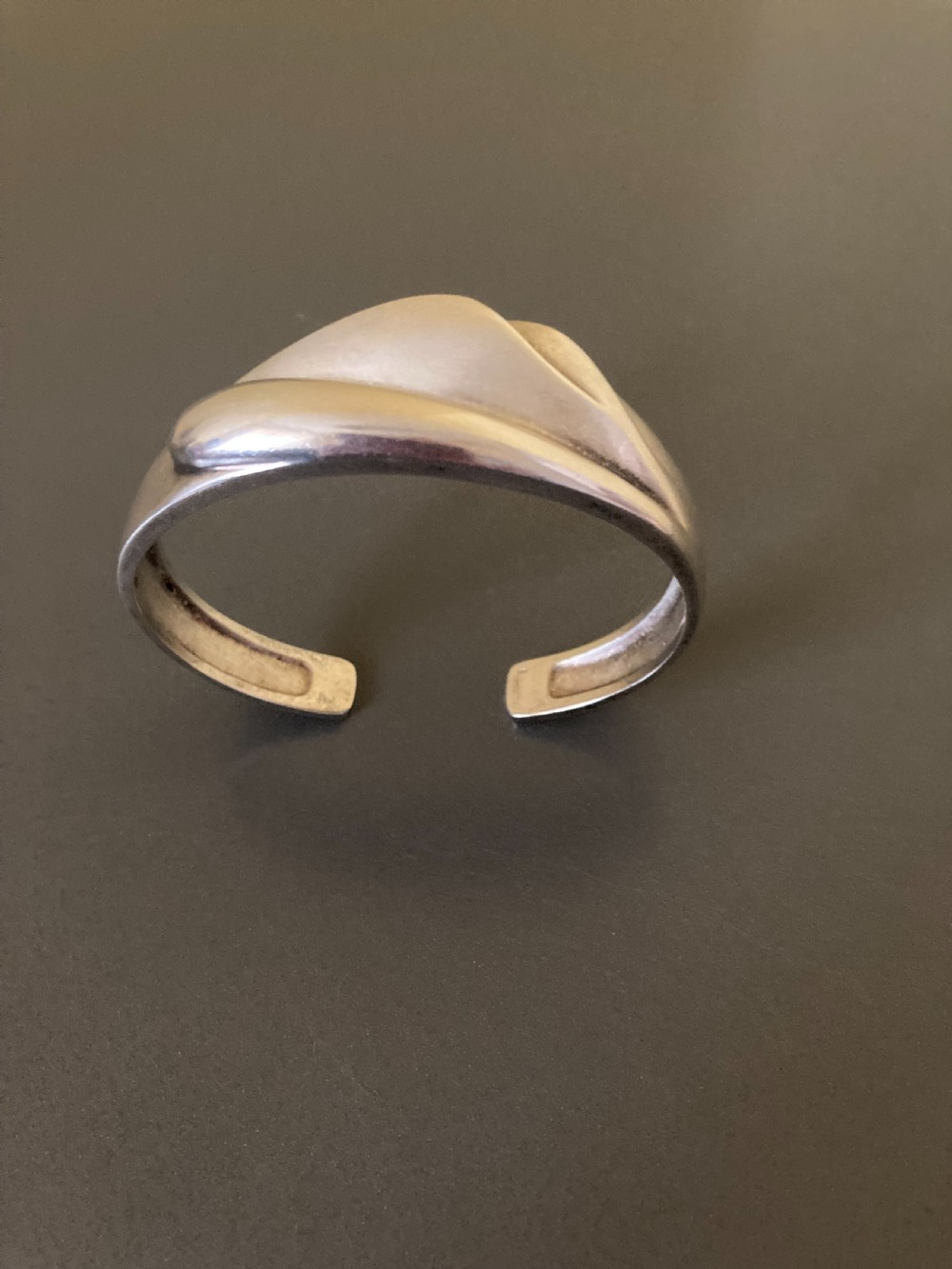 Lapponia Finnish Silver Bangle. 1960s.  View II