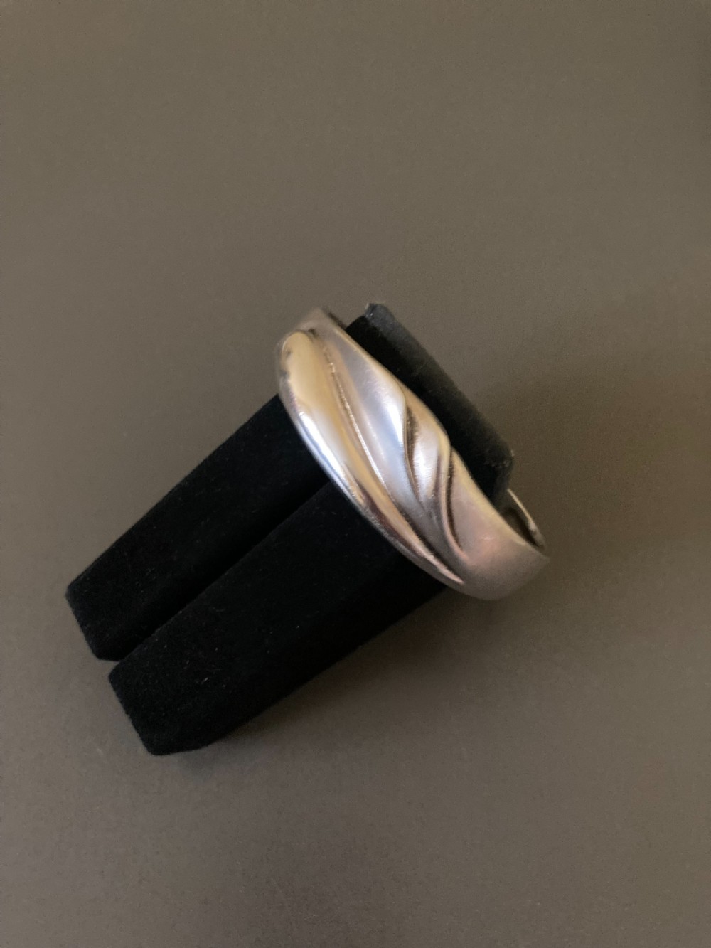 Lapponia Finnish Silver Bangle. 1960s.  View V
