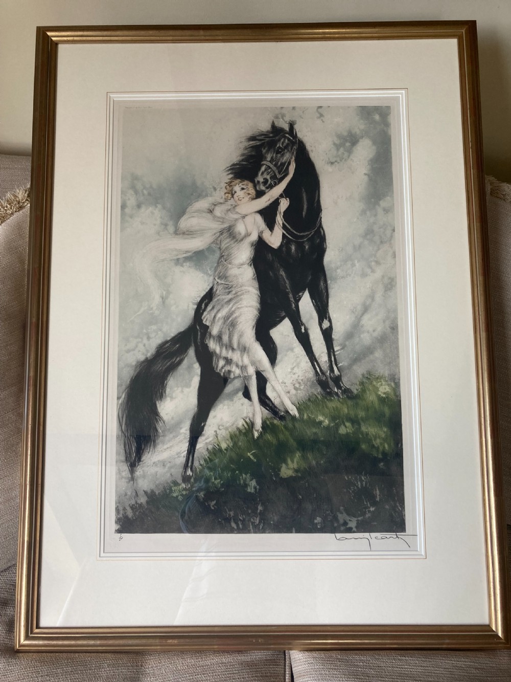 Louis Icart Etching & Aquatint Picture. 