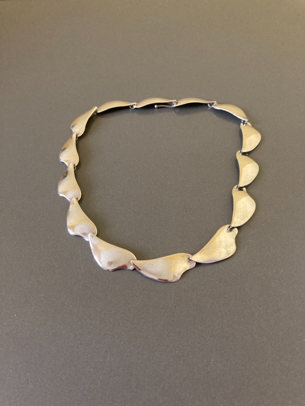 Danish Silver Necklace. 1960s.