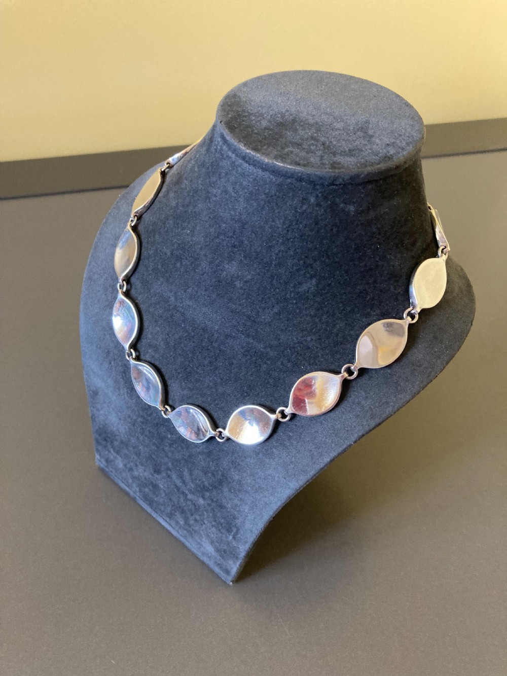 Georg Jensen Danish Silver Necklace. No 171. View III