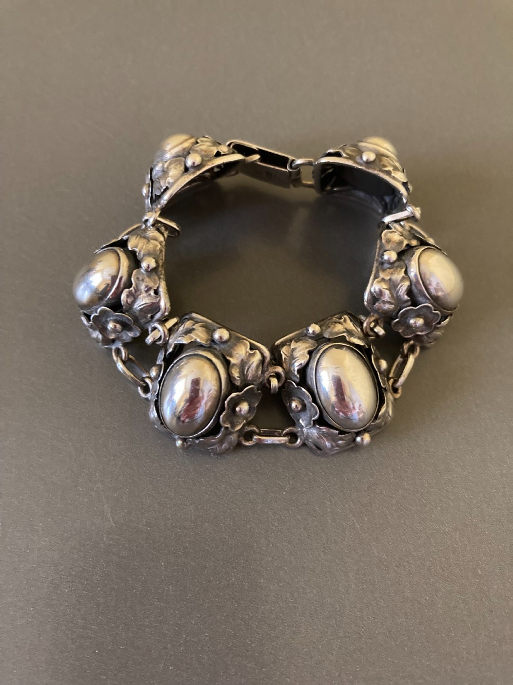 Danish Silver Bracelet. 1930s. View V