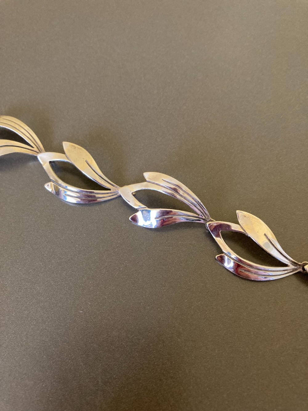 Danish Silver Bracelet. 1960s. By N E From. View II
