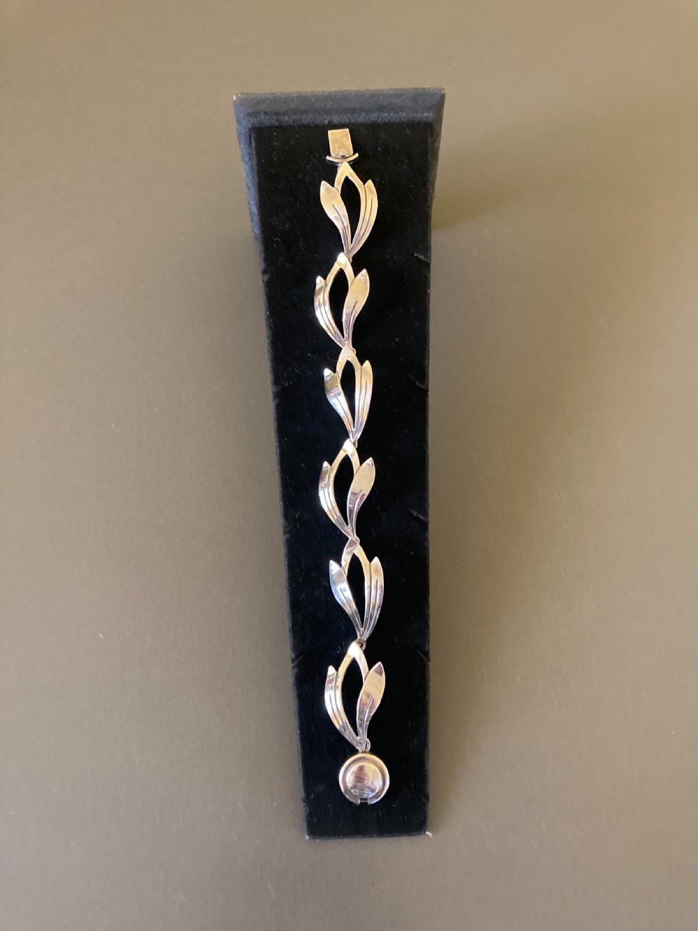 Danish Silver Bracelet. 1960s. By N E From. View V