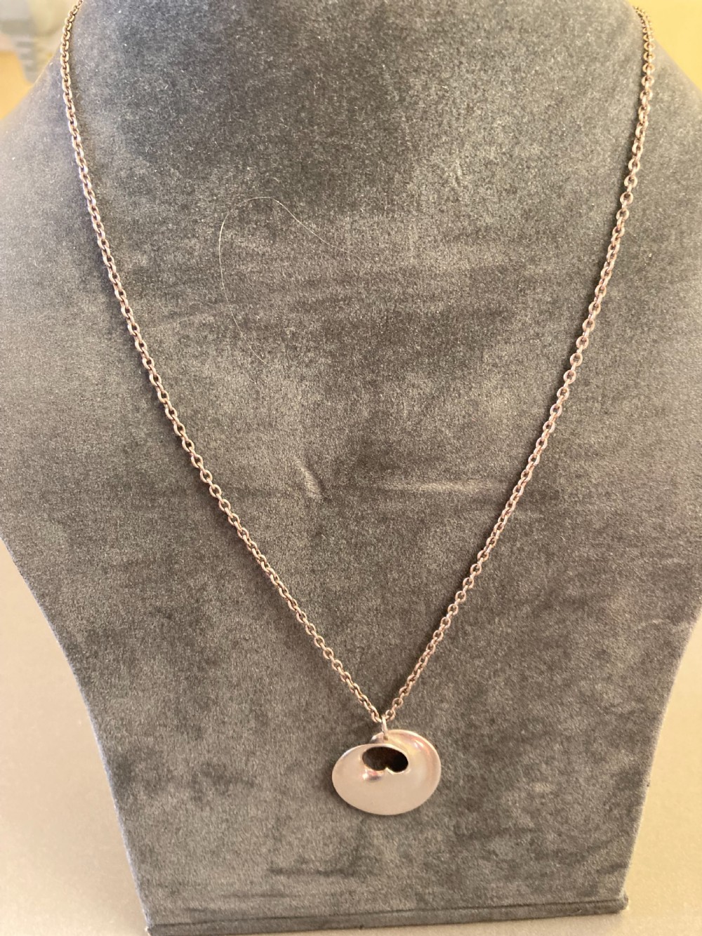 Georg Jensen Danish Silver Pendant. 1960s. View III