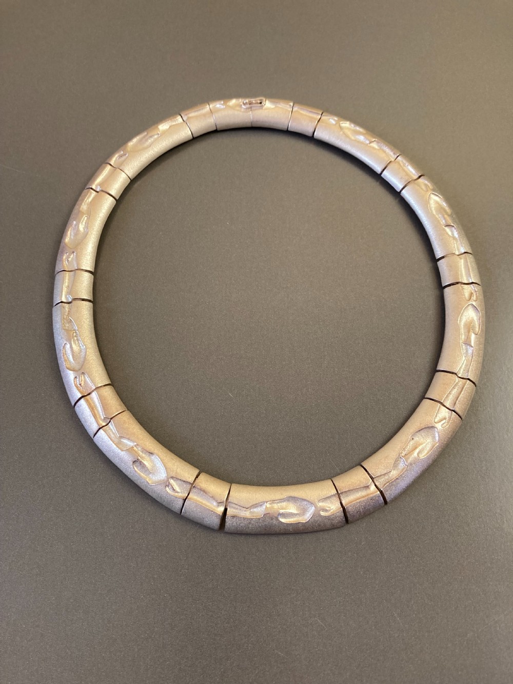 Lapponia Finnish Silver Necklace. By Bjorn Weckstrom. View II