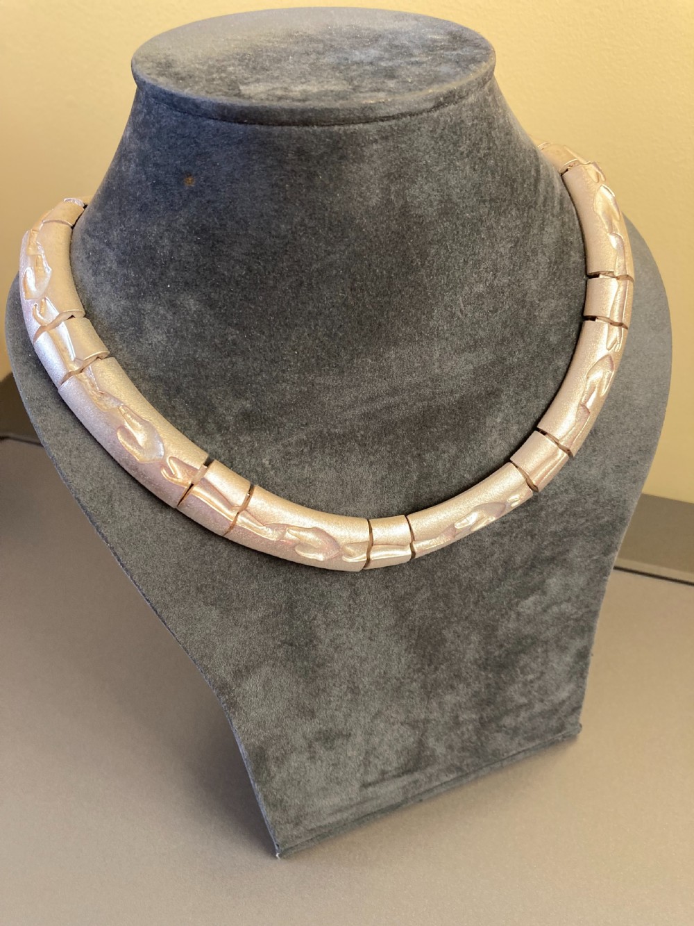 Lapponia Finnish Silver Necklace. By Bjorn Weckstrom. View VI