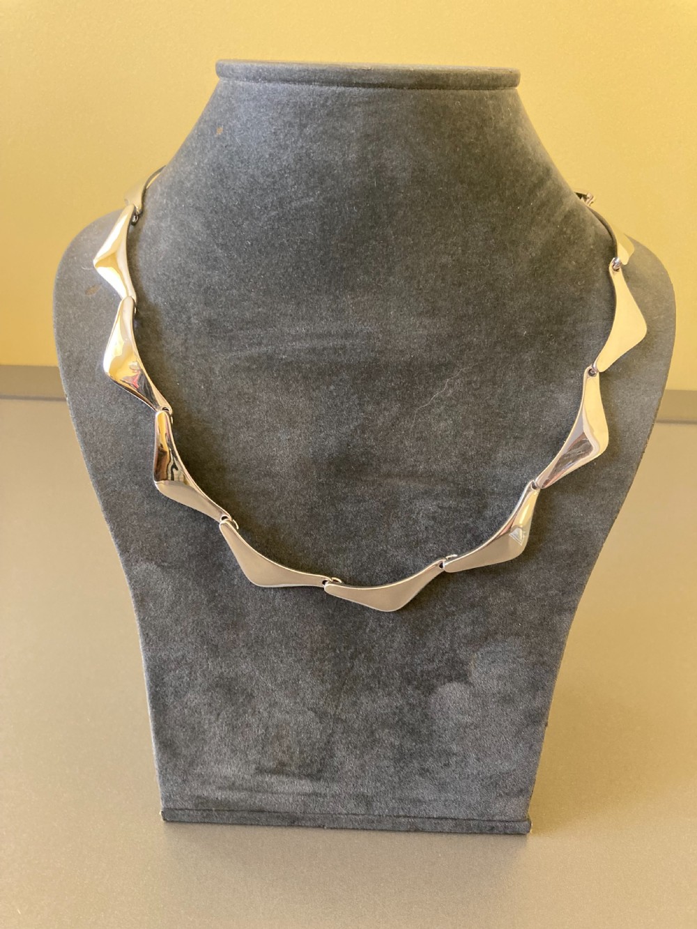 Danish Silver Necklace. 1960s. By Randers Silver. View III