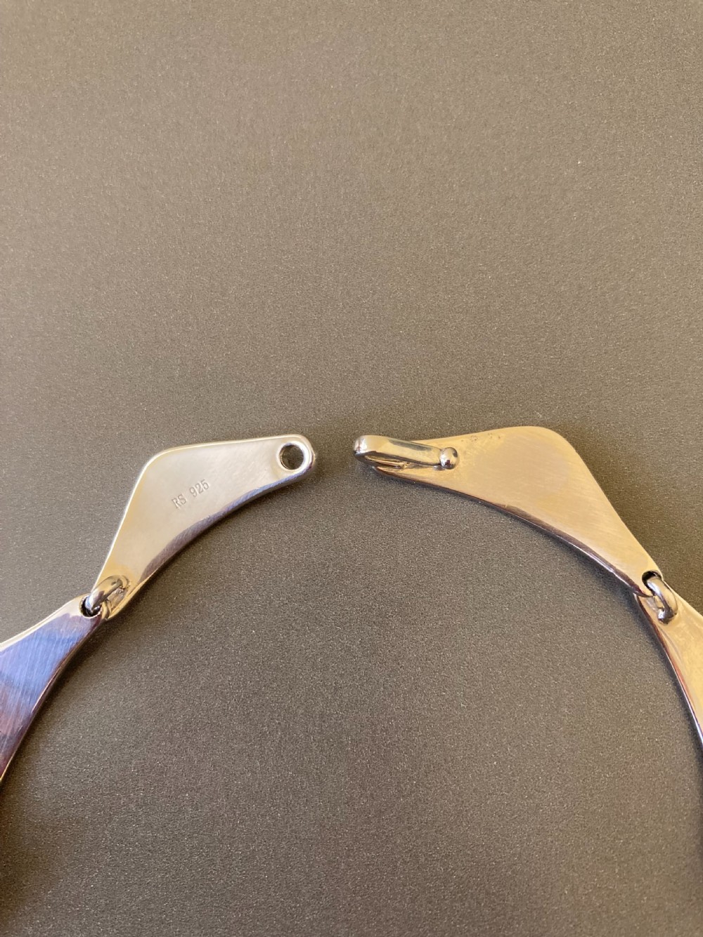 Danish Silver Necklace. 1960s. By Randers Silver. View V