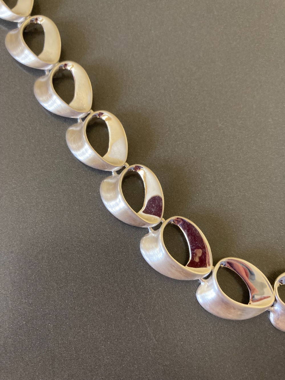 Danish Silver Necklace. 1960s. By Randers Silver. View II