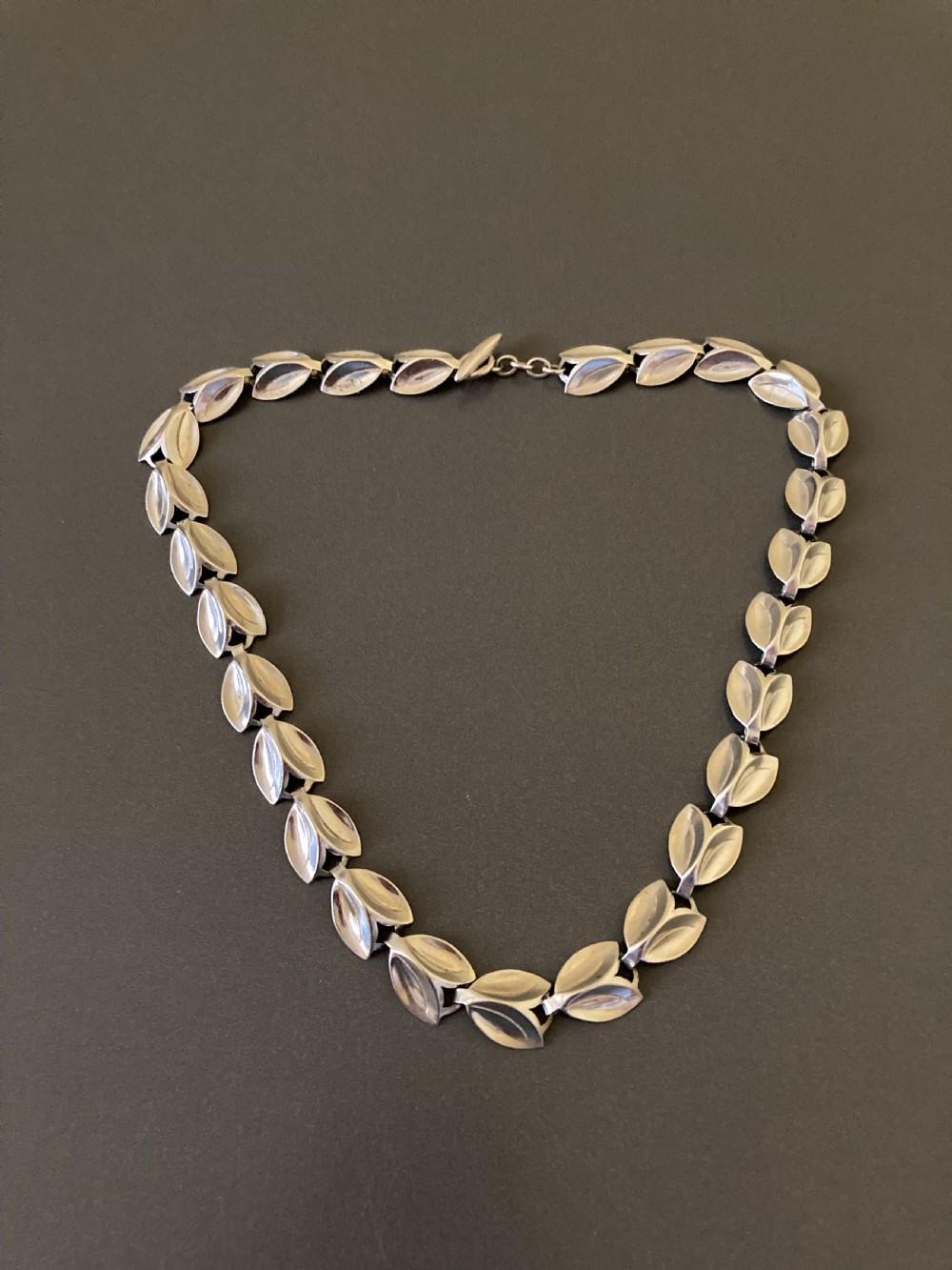 Danish Silver Necklace. 1950s.