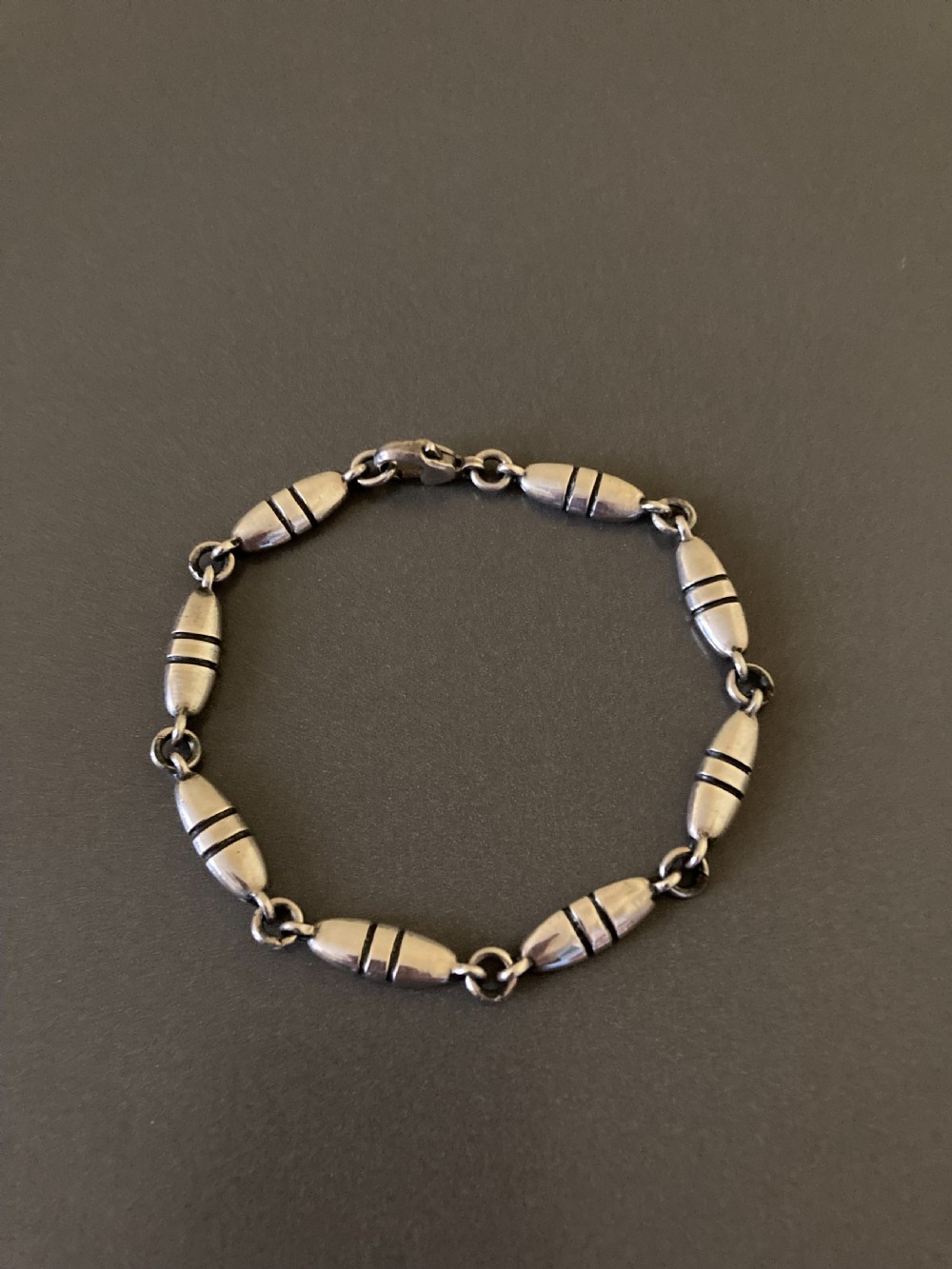 Georg Jensen Danish Silver Bracelet. No 391. View IV