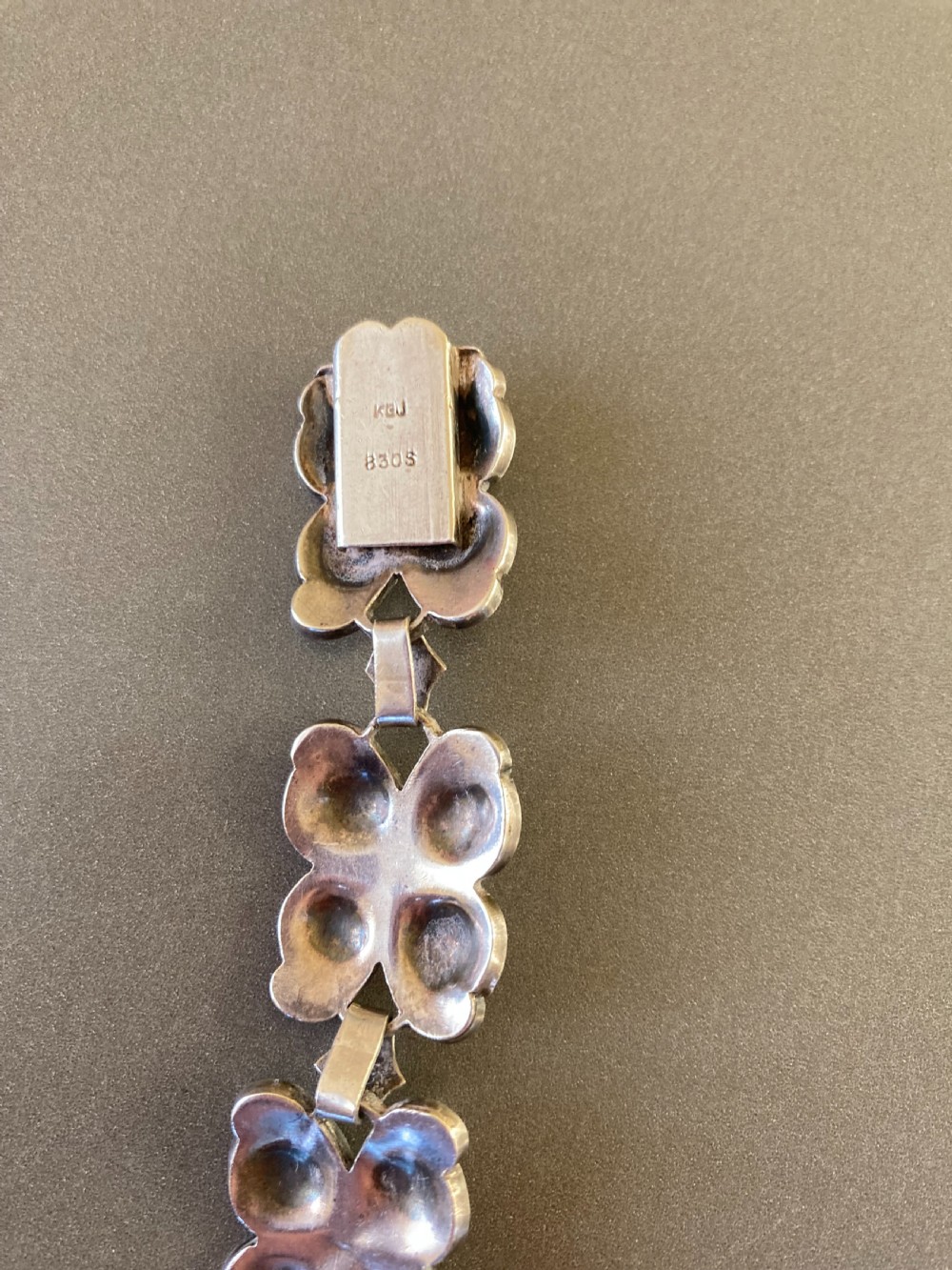 Danish Silver Bracelet. 1930s. View V