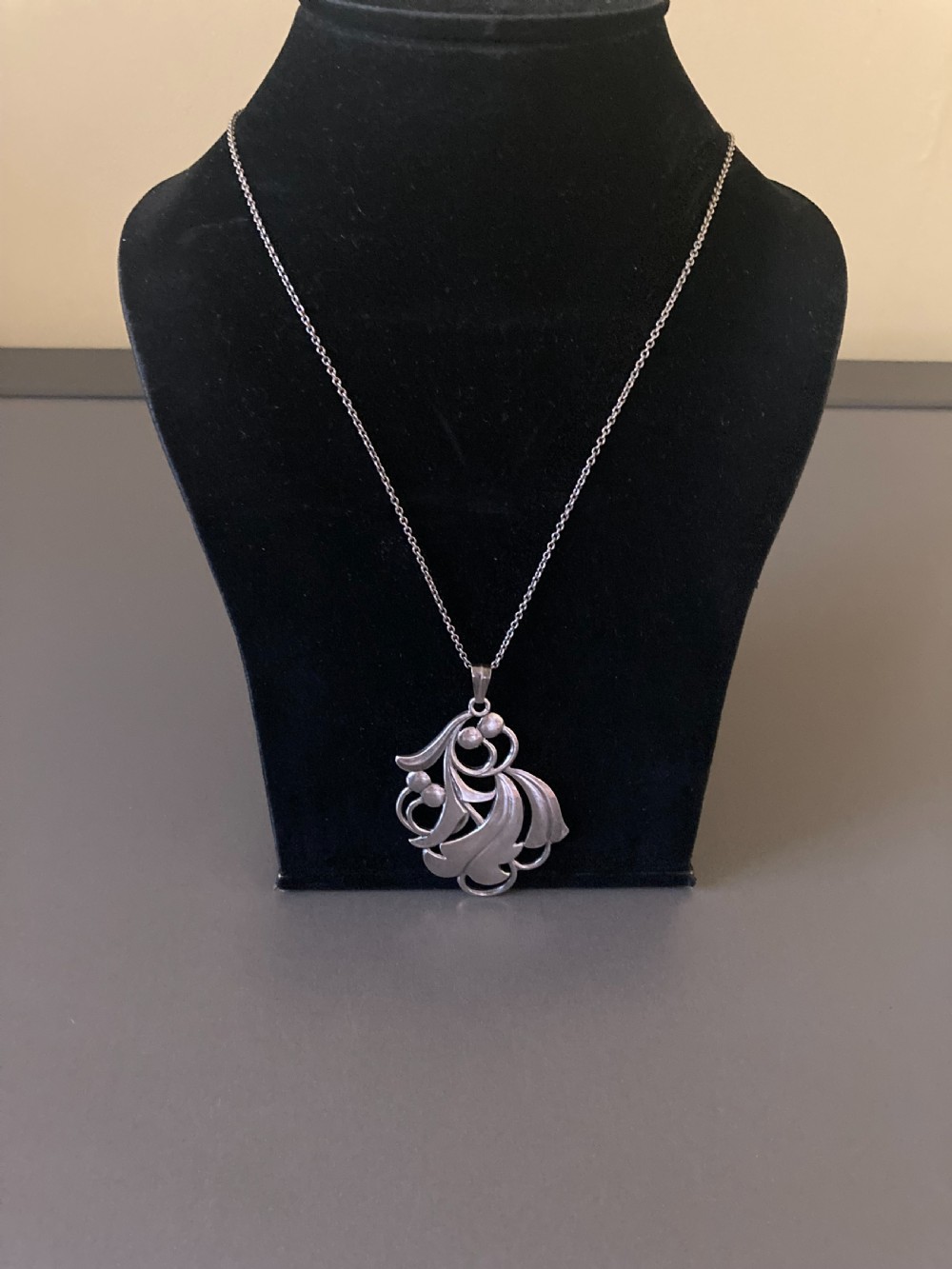 Danish Silver Pendant. By Cohr. 1950s. View III
