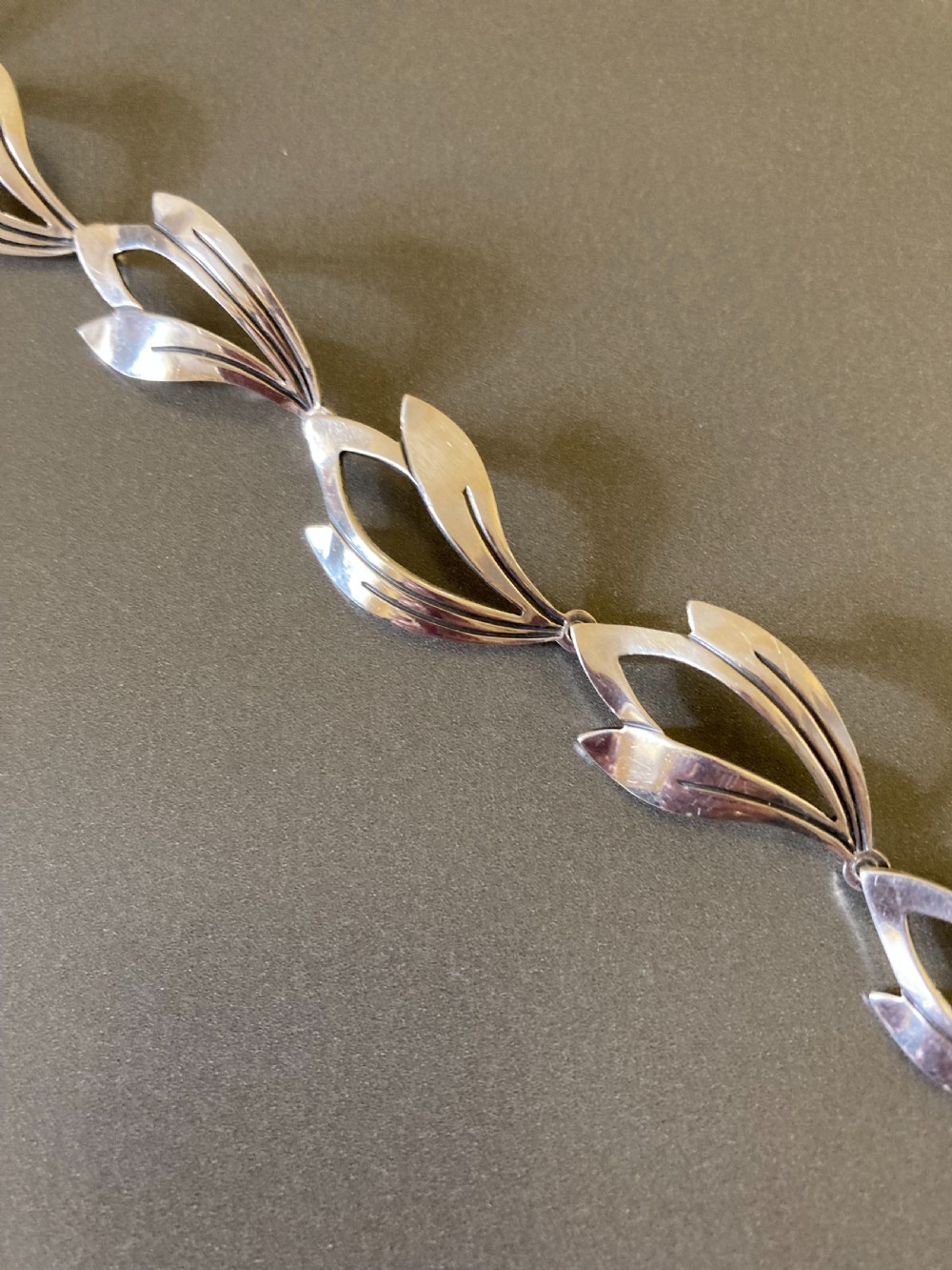 Danish Silver Bracelet. 1960s. By Niels Erik From. View II