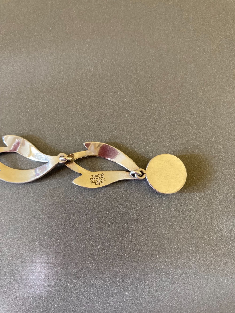 Danish Silver Bracelet. 1960s. By Niels Erik From. View V