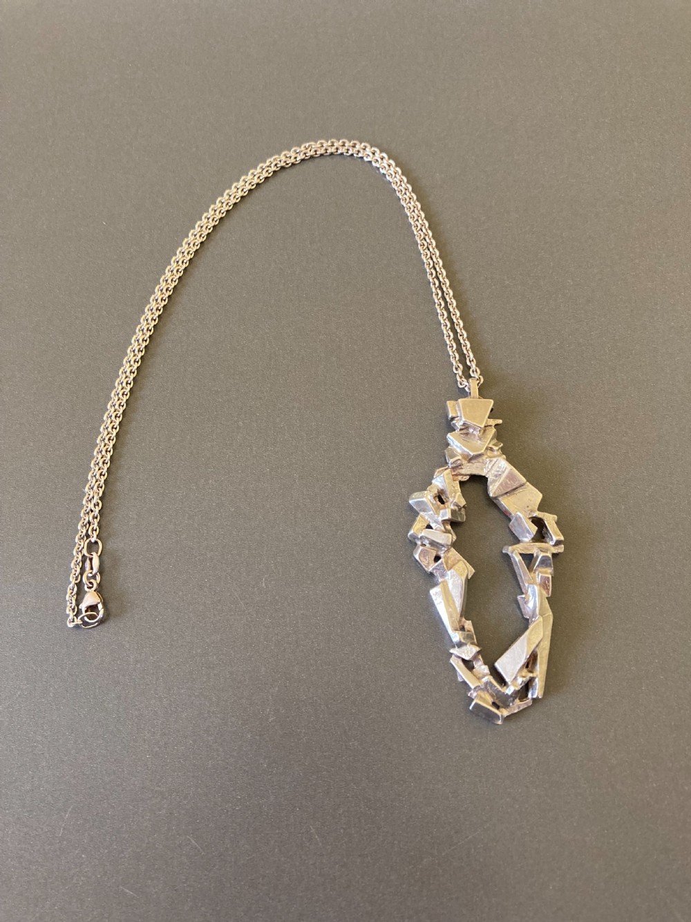 Danish Silver Pendant. 1960s. By Niels Erik From.