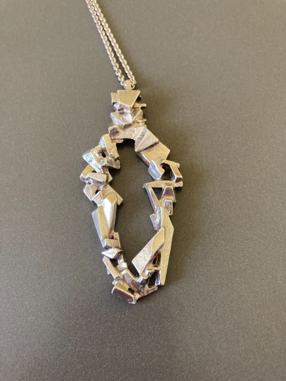 Danish Silver Pendant. 1960s. By Niels Erik From. View II