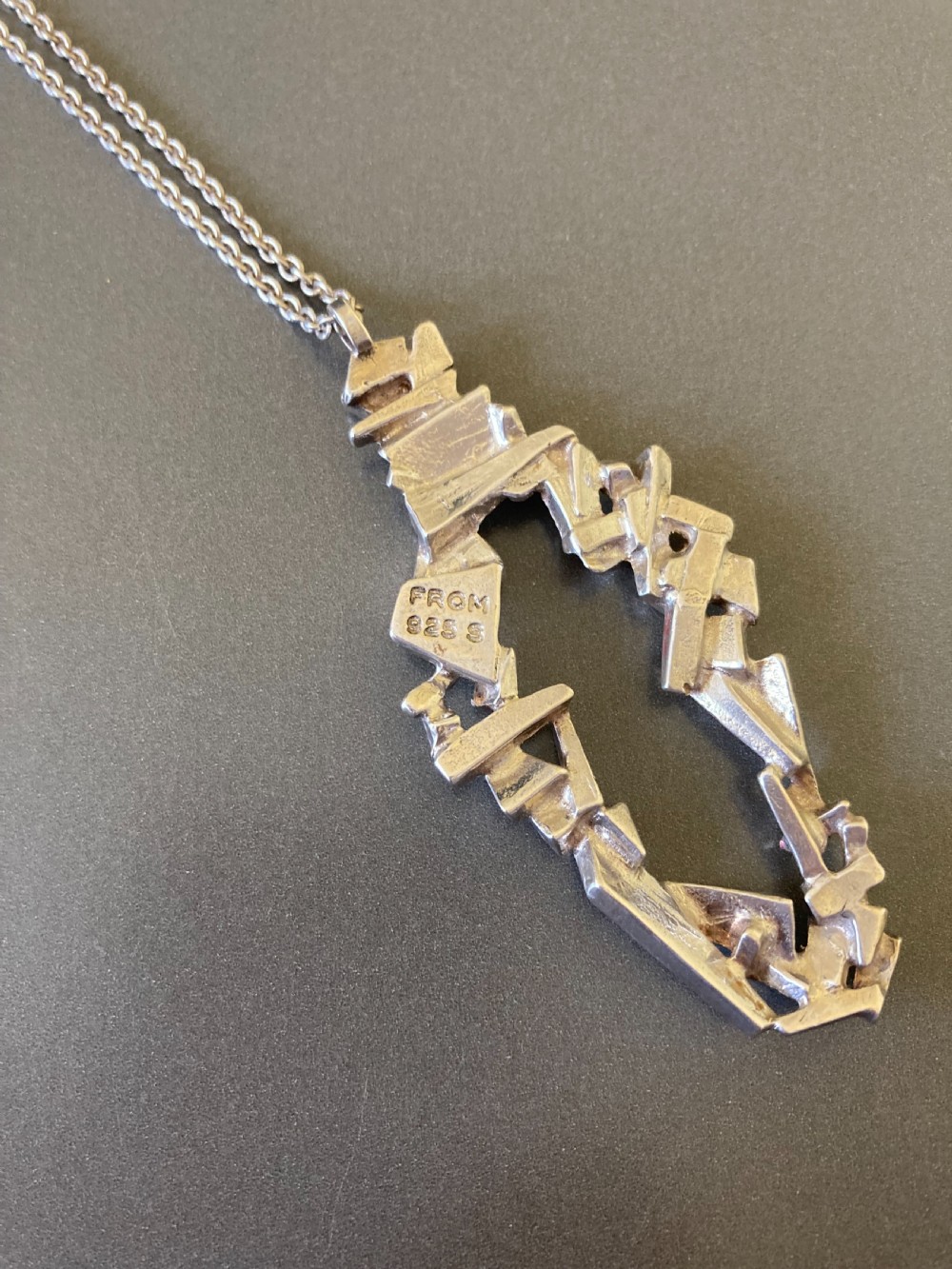 Danish Silver Pendant. 1960s. By Niels Erik From. View V