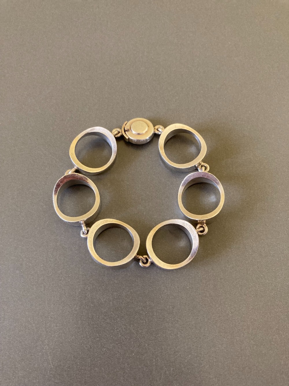 Danish Silver Bracelet. By Niels Erik From. 1960s. View II