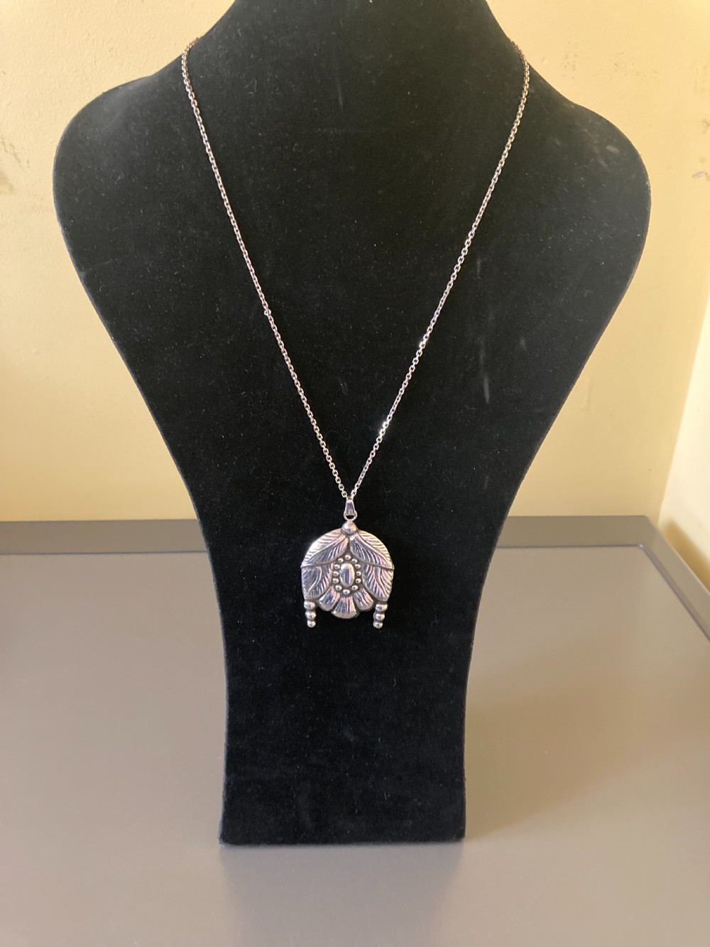 Danish Silver Pendant. C 1910. By C M Cohr. View V
