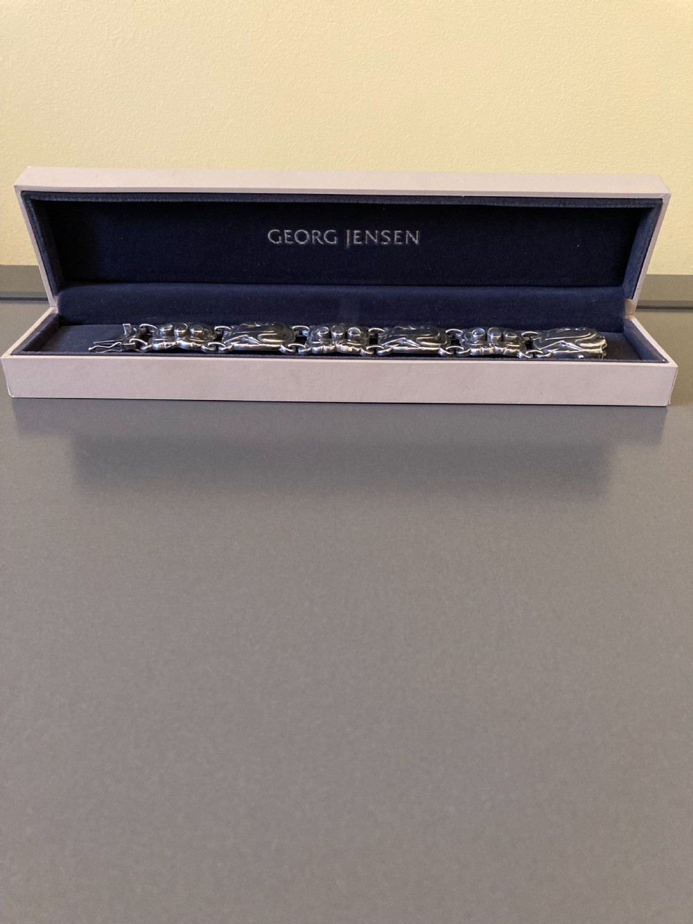 Georg Jensen Danish Silver Bracelet. No 14. View VI