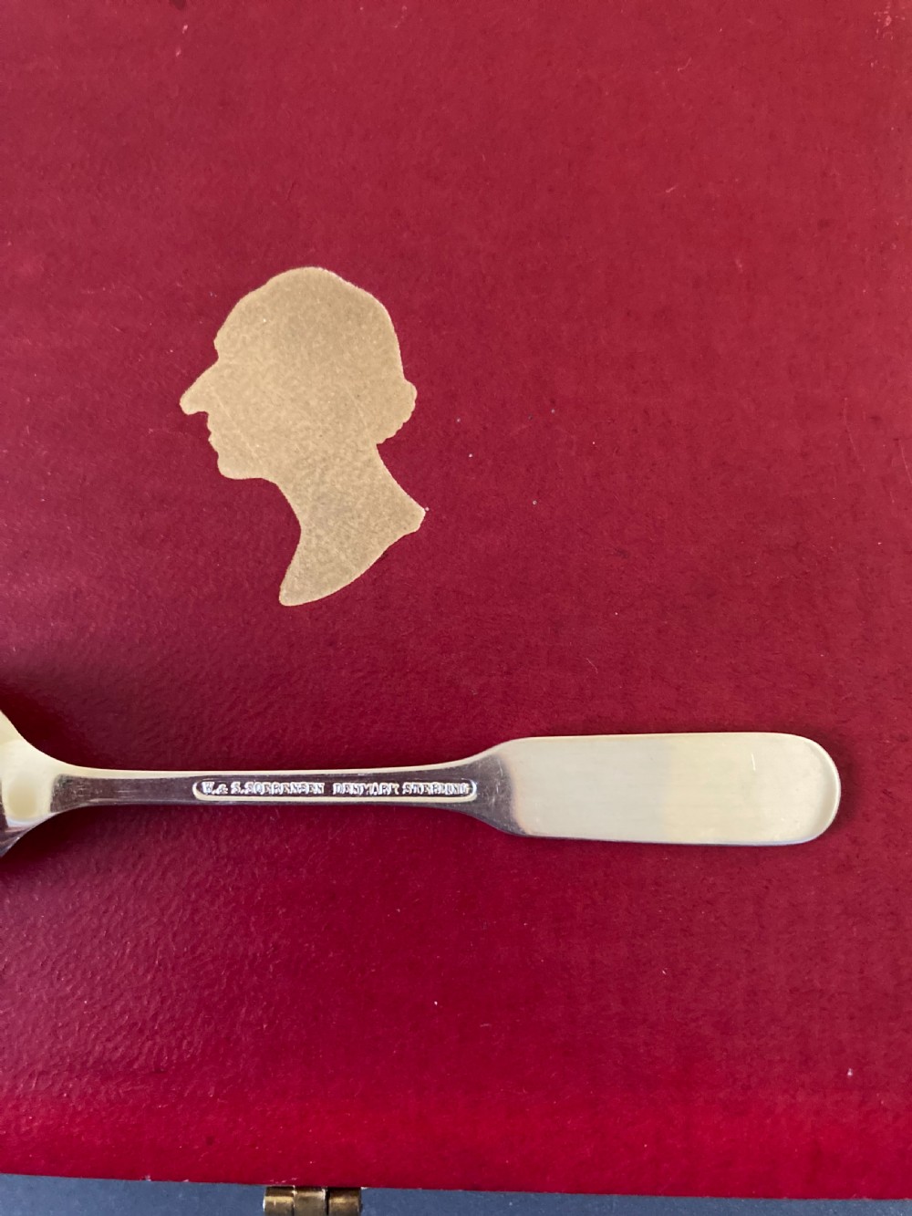 6 Danish Silver Mocha Spoons. 1950s. View VII