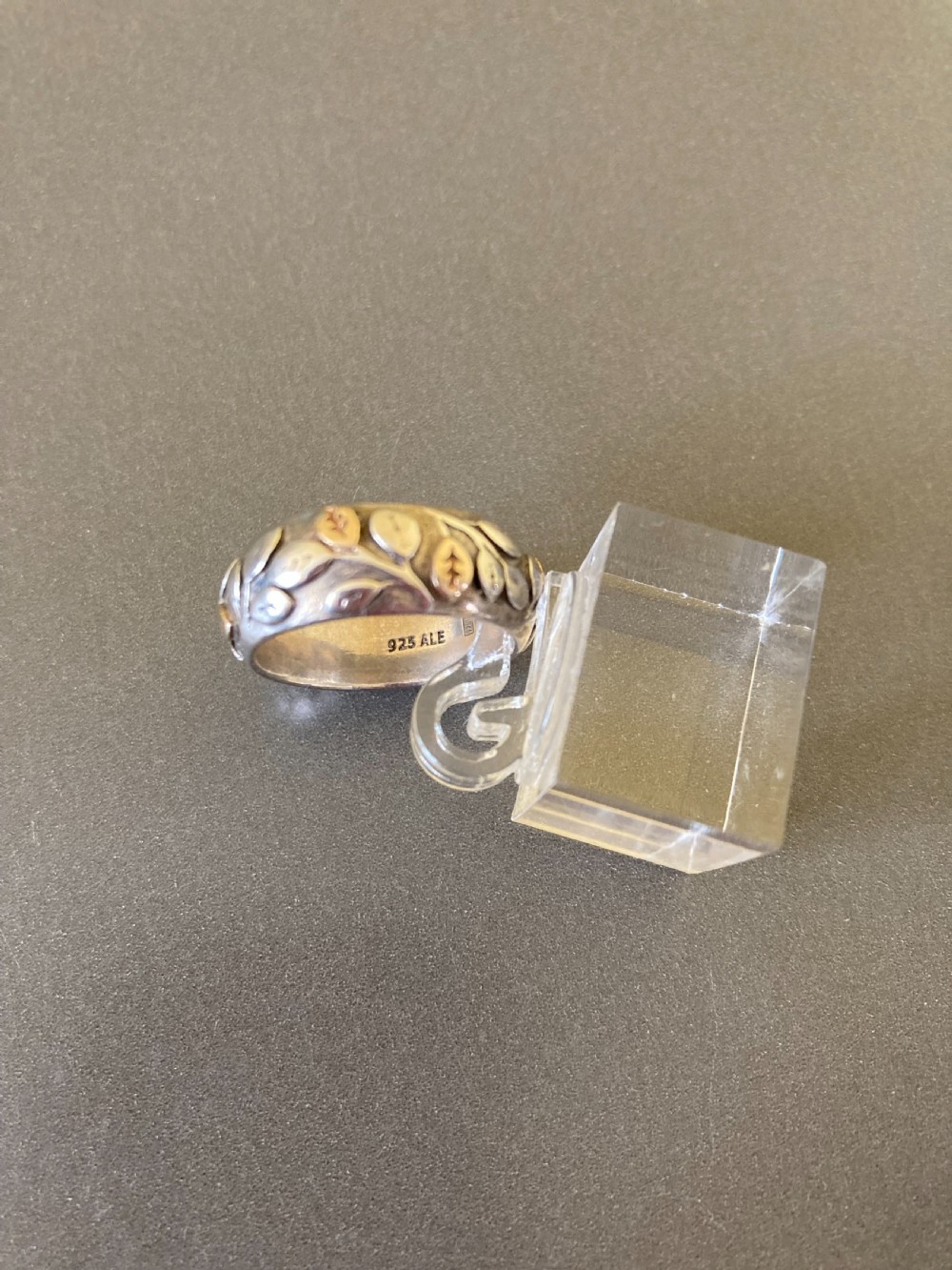 Danish Silver Ring. 1950s. View V