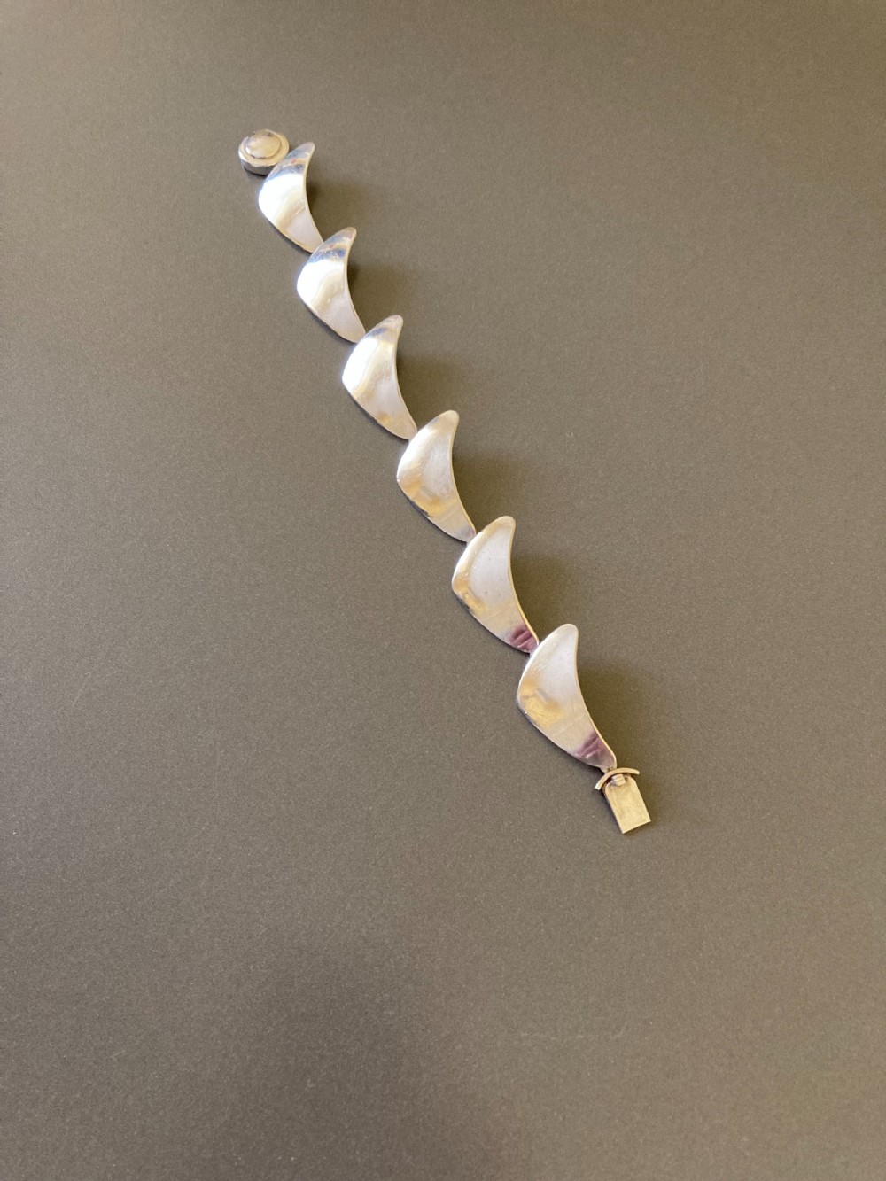 Danish Silver Bracelet. 1960s. By N E From.