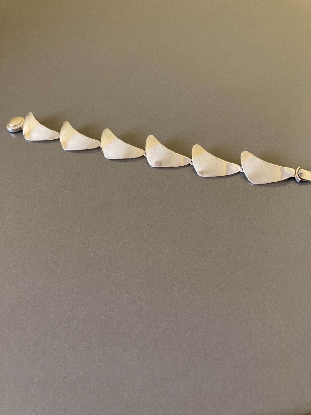 Danish Silver Bracelet. 1960s. By N E From. View II
