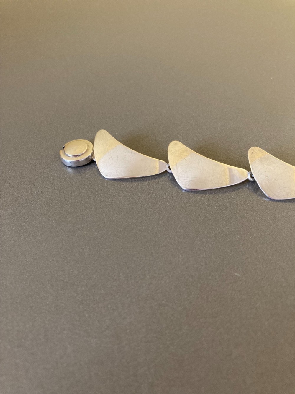 Danish Silver Bracelet. 1960s. By N E From. View III