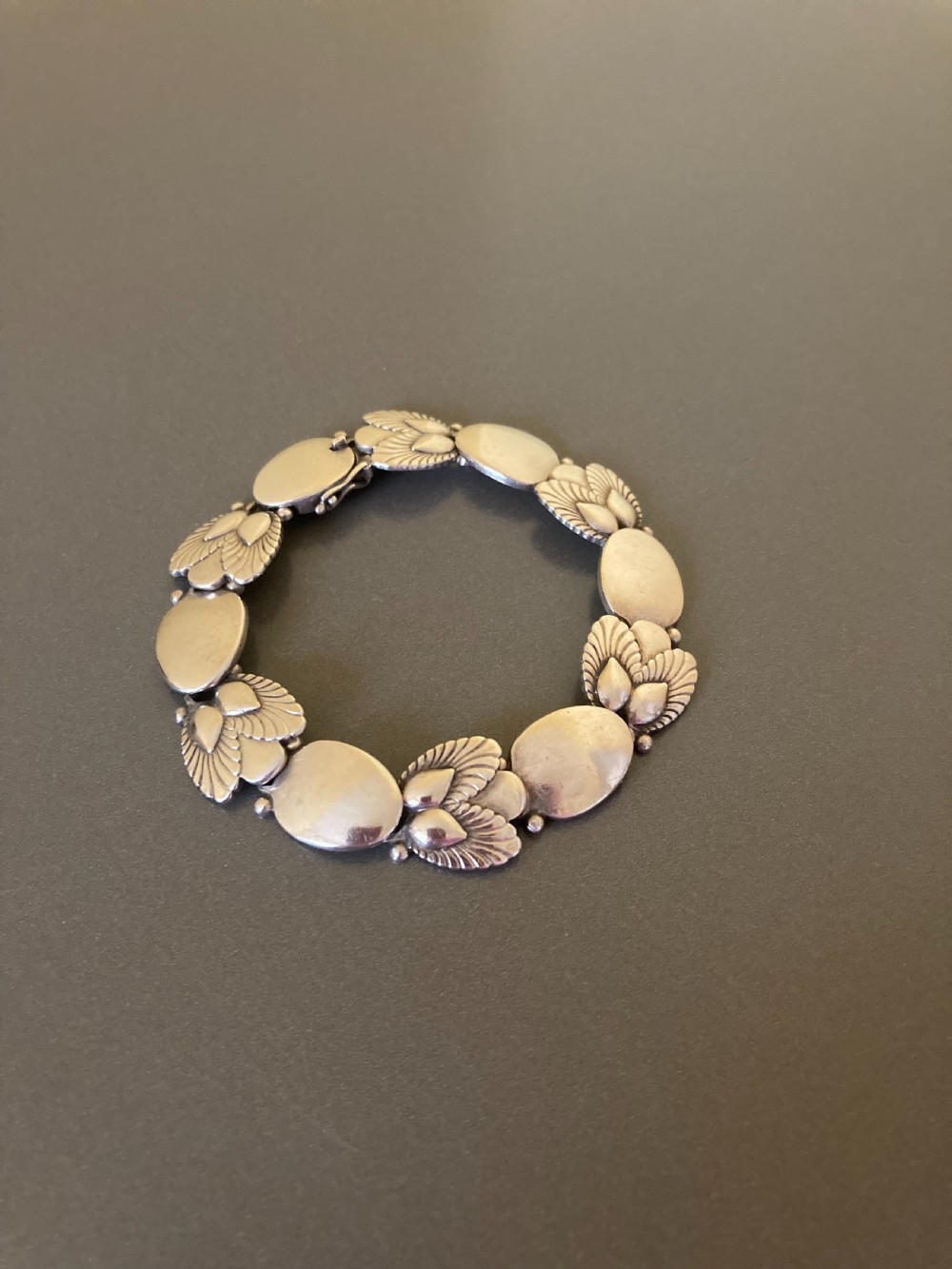 Georg Jensen Danish Silver Bracelet. No 94B. View V