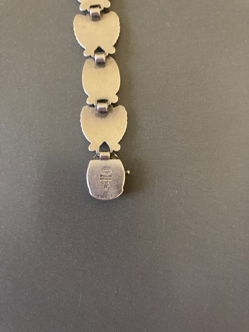 Georg Jensen Danish Silver Bracelet. No 94B. View VI