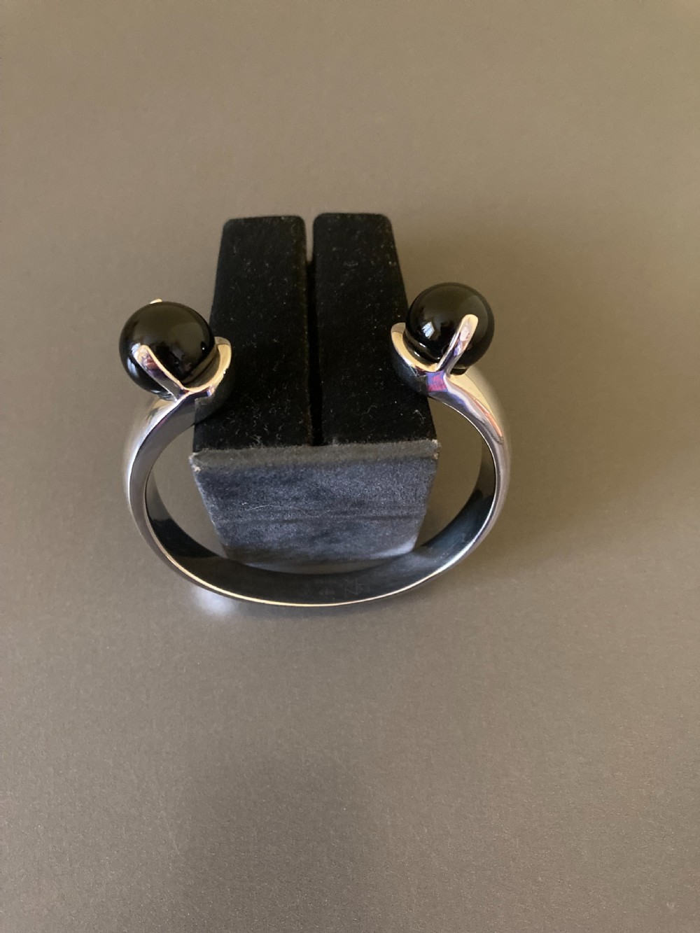 Danish Silver Bangle by Kurt Nielsen. 1960s. View II