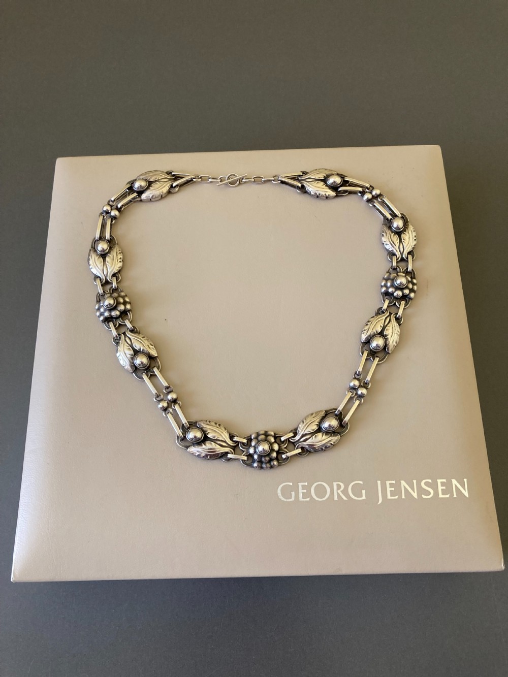 Georg Jensen Danish Silver Necklace. No 1. View V