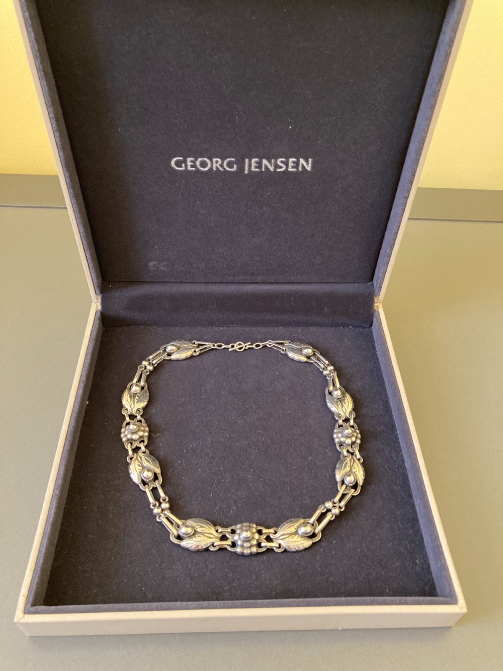 Georg Jensen Danish Silver Necklace. No 1. View VI