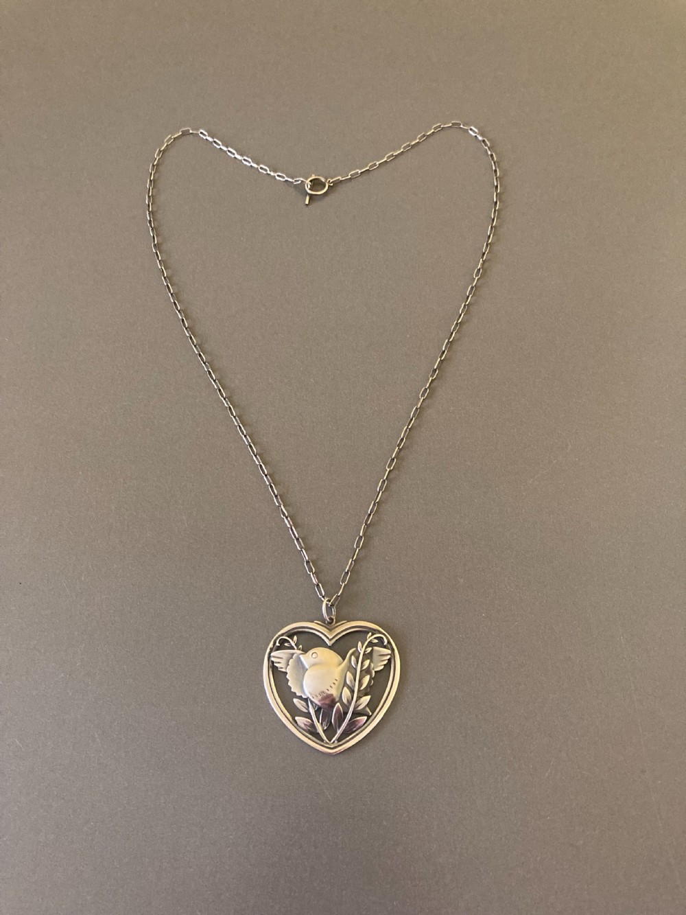 Georg Jensen Danish Silver Pendant. No 97. View II