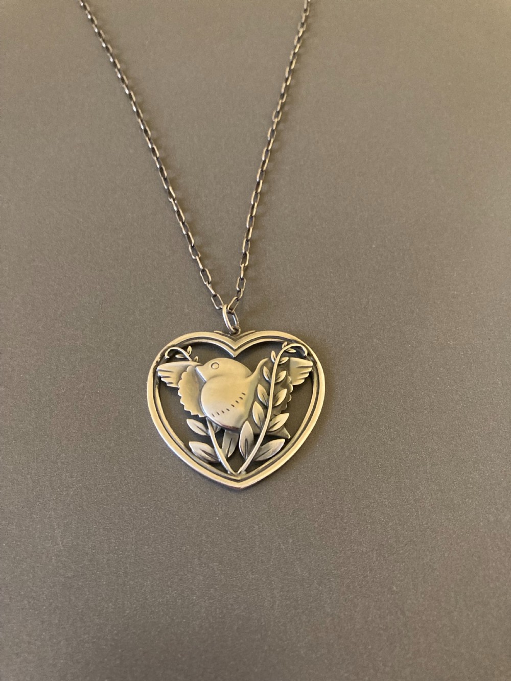 Georg Jensen Danish Silver Pendant. No 97. View IV