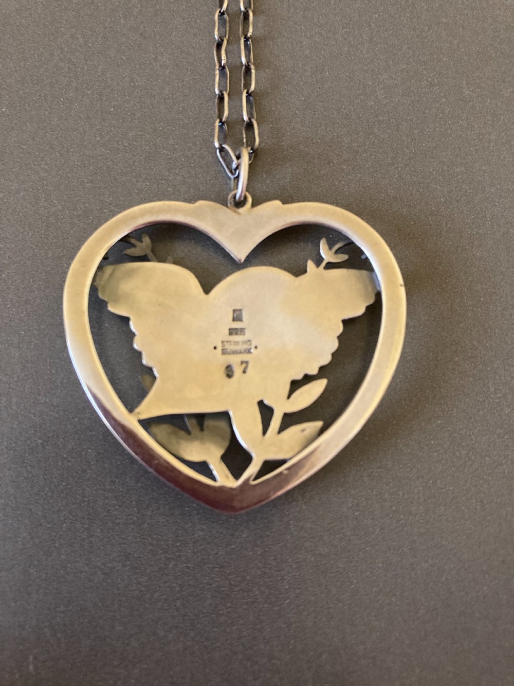 Georg Jensen Danish Silver Pendant. No 97. View VII