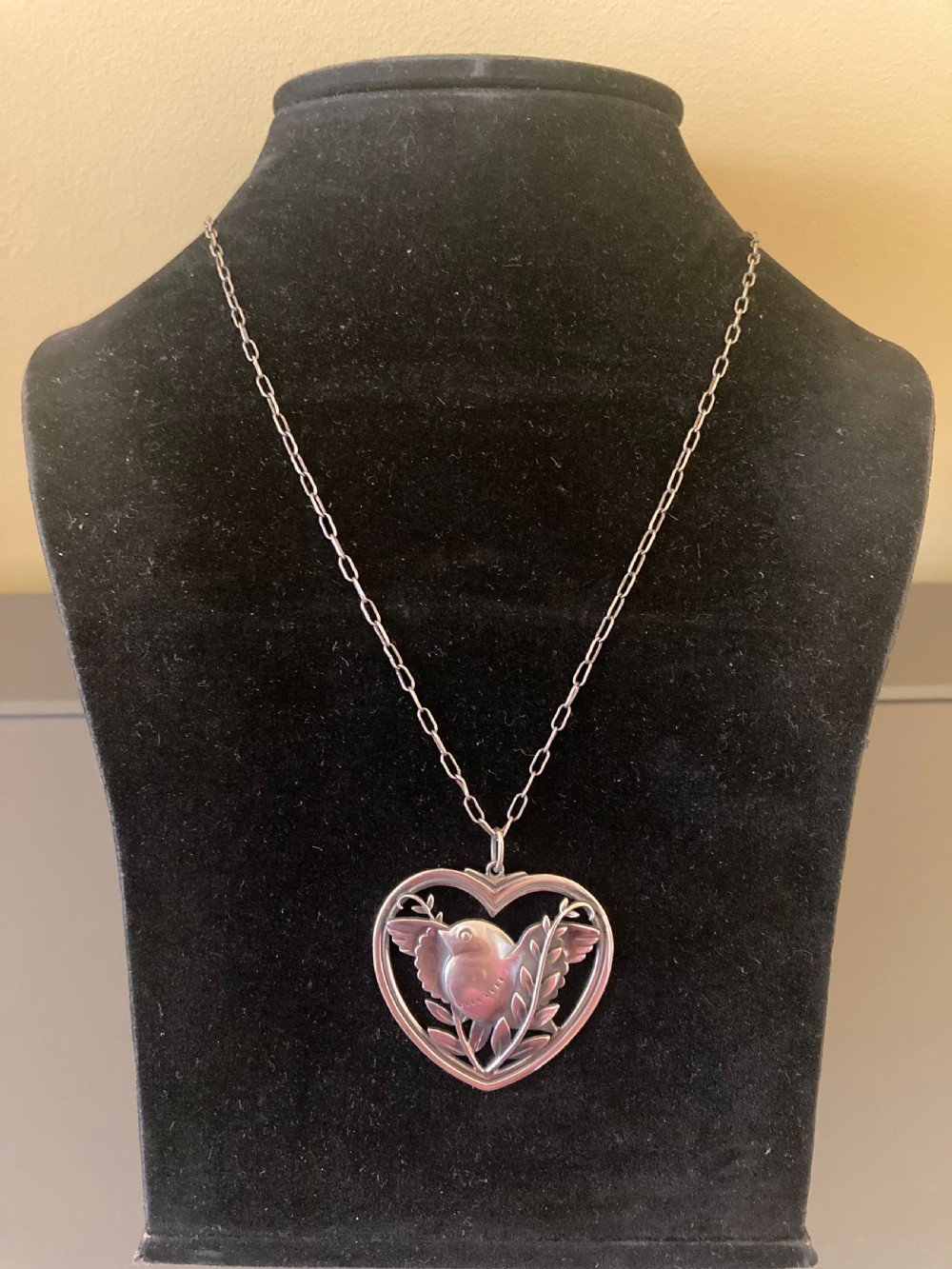 Georg Jensen Danish Silver Pendant. No 97. View VIII