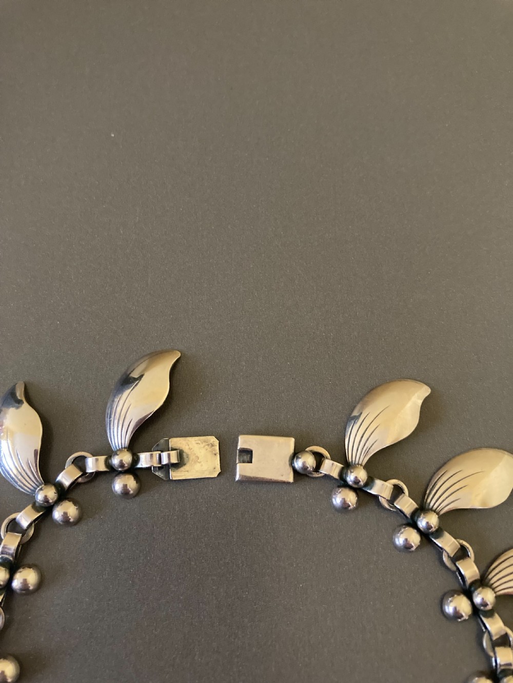 Danish Silver Necklace. 1950s. By Niels Erik From. View V