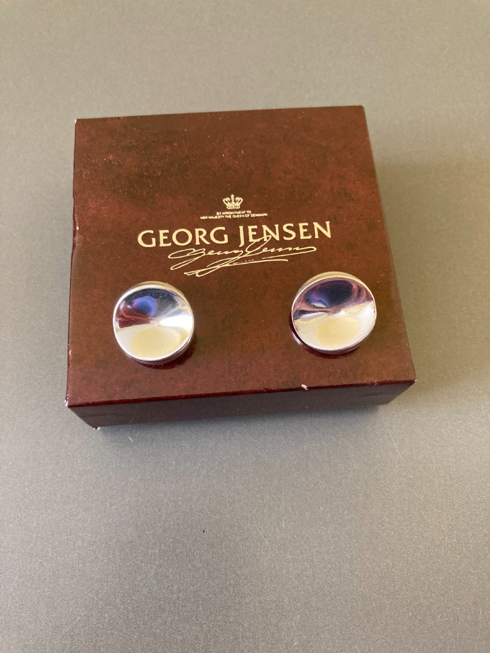 Georg Jensen Danish Silver Earrings. 1960s. View II