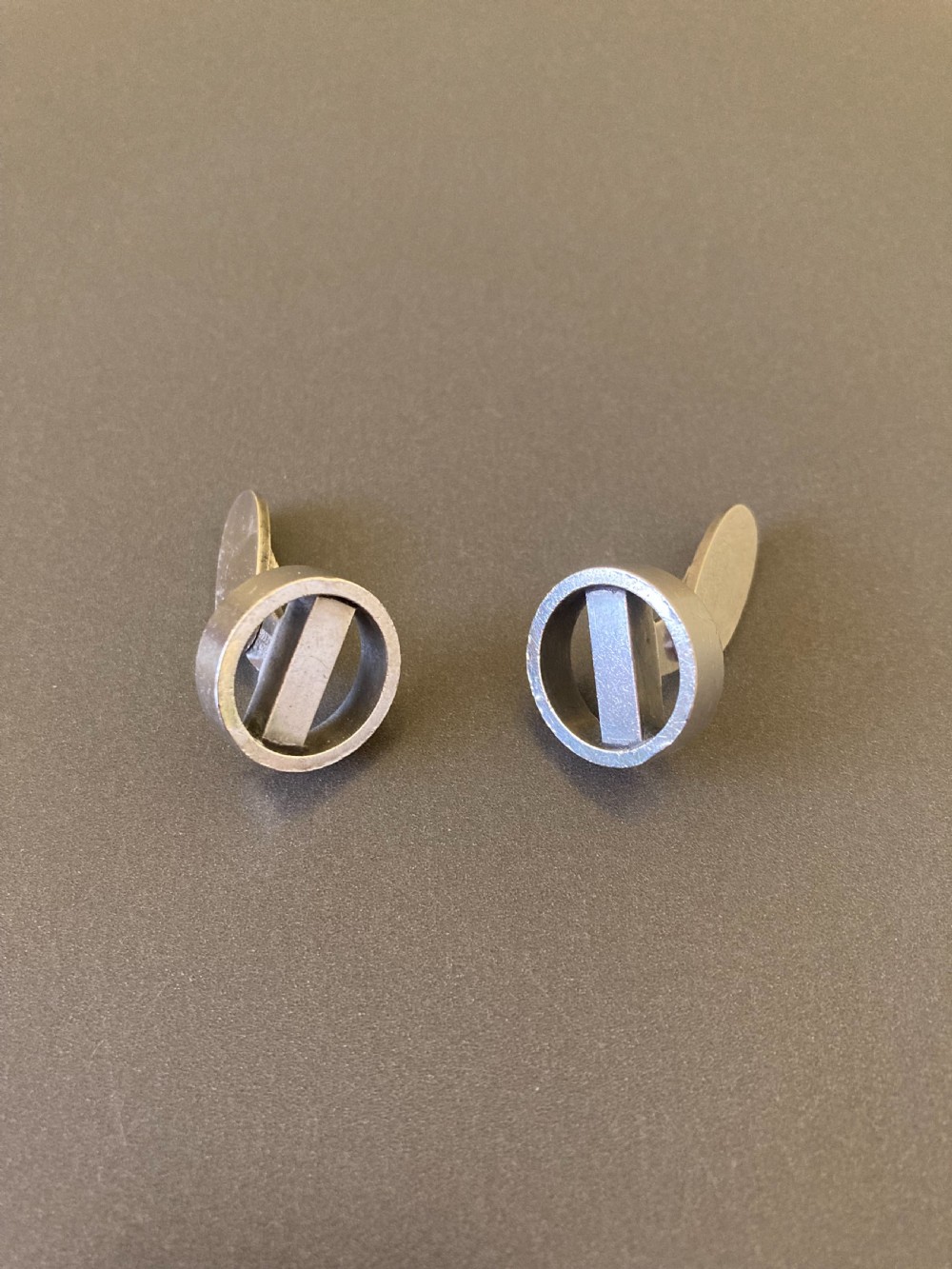 Georg Jensen Danish Silver Cuff Links. No 91. View II