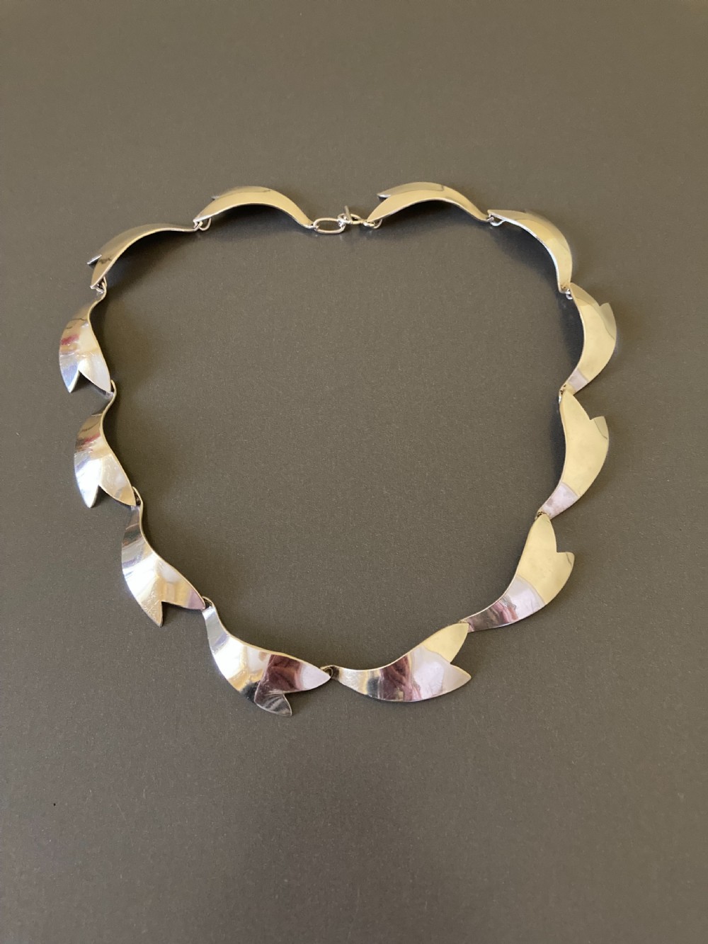 Danish Silver Necklace. By Ulrich.