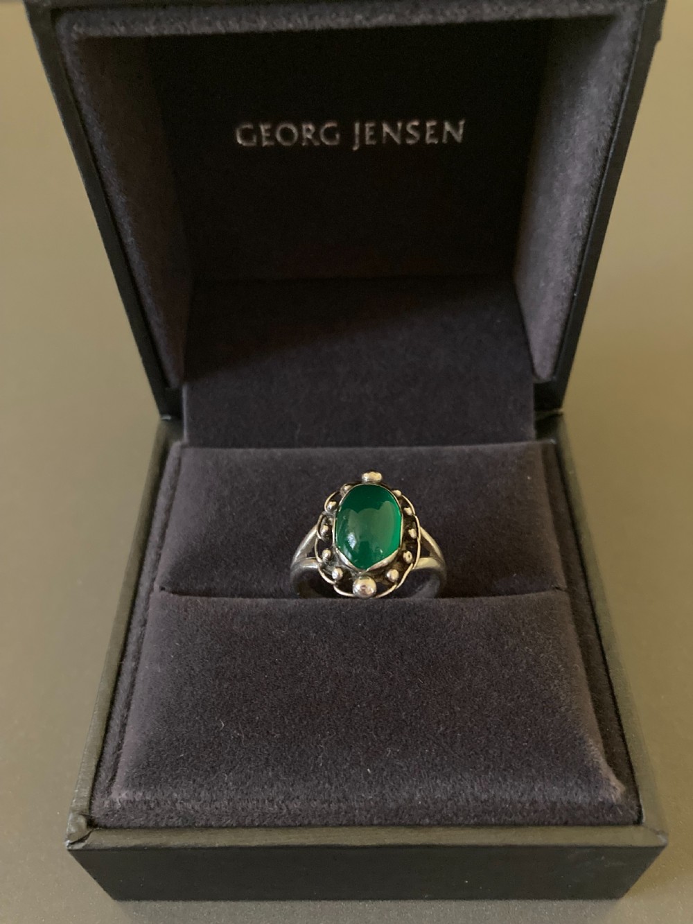 Georg Jensen Danish Silver Ring. No 21. View II