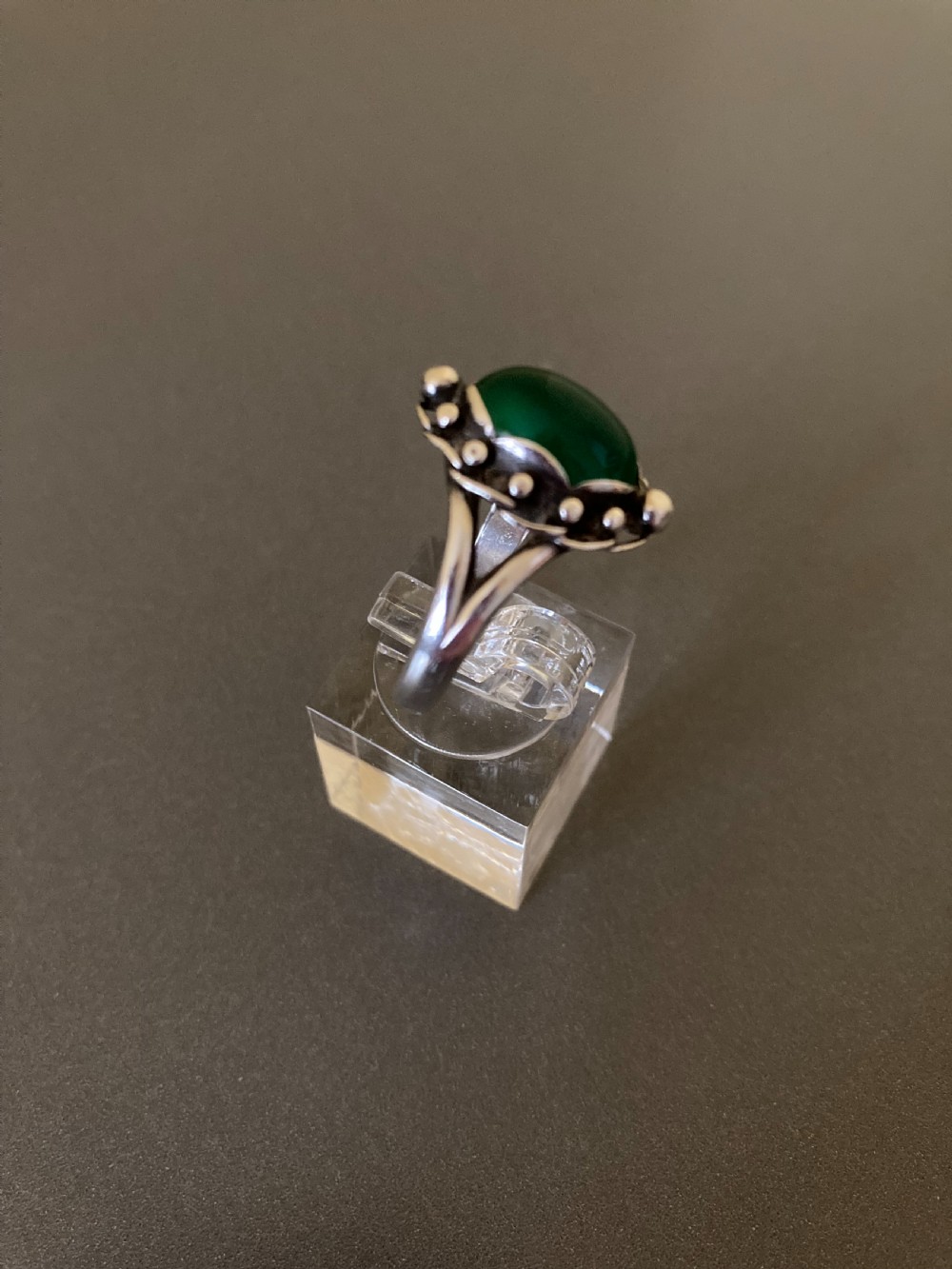 Georg Jensen Danish Silver Ring. No 21. View IV