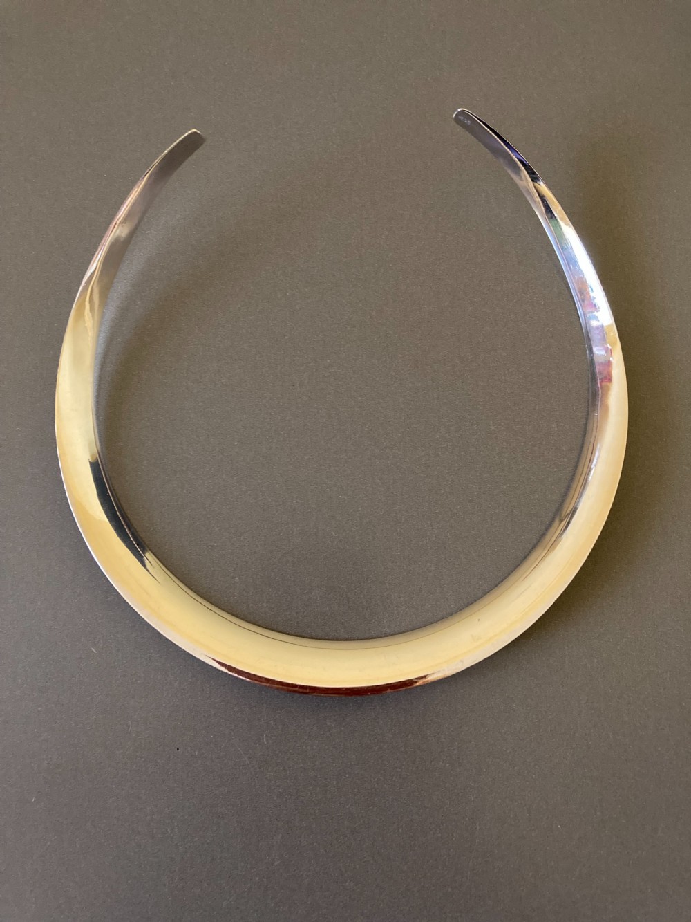 Danish Silver Torque. 1960s. View V