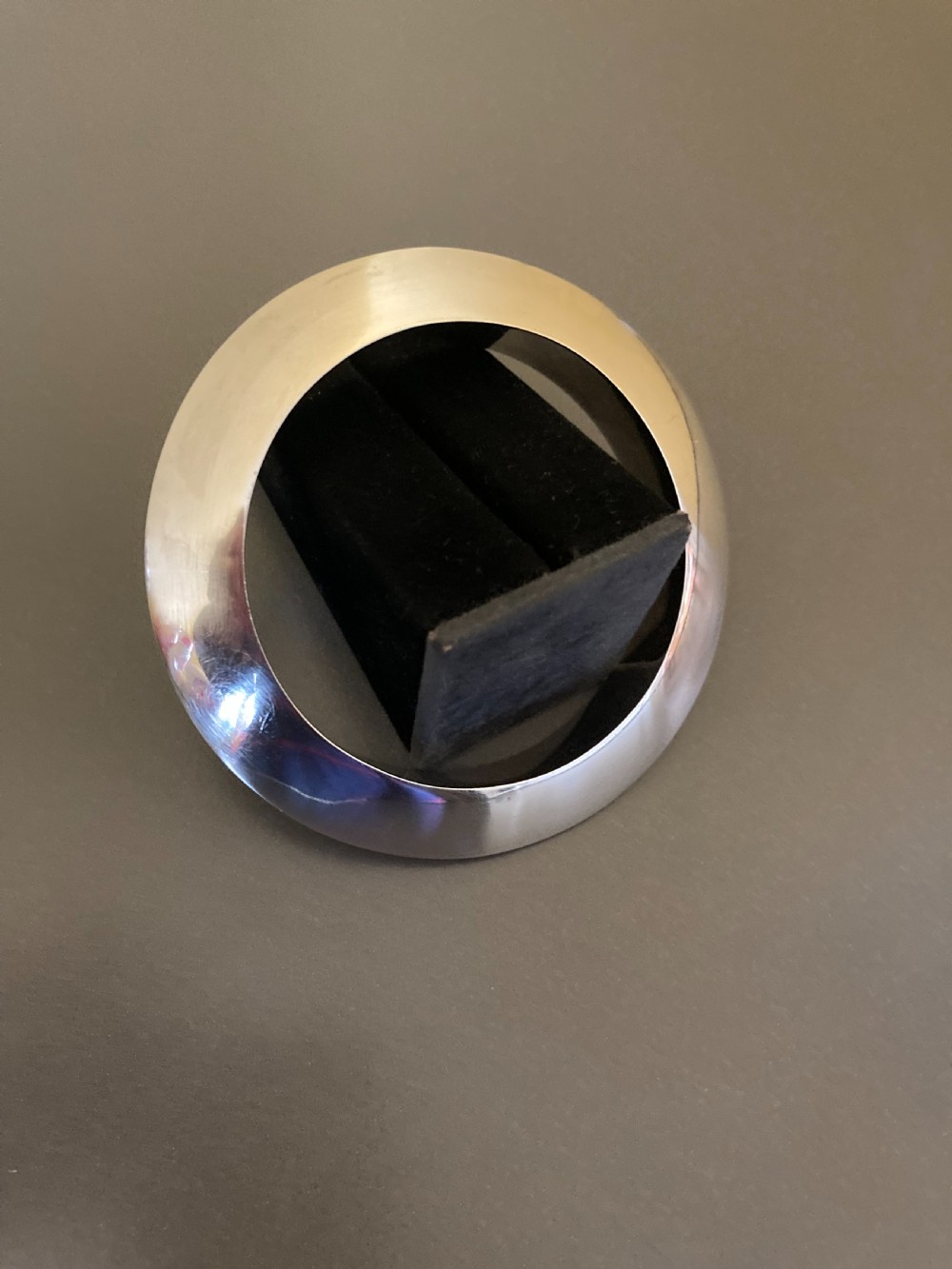 Danish Silver Bangle. 1960s. View III