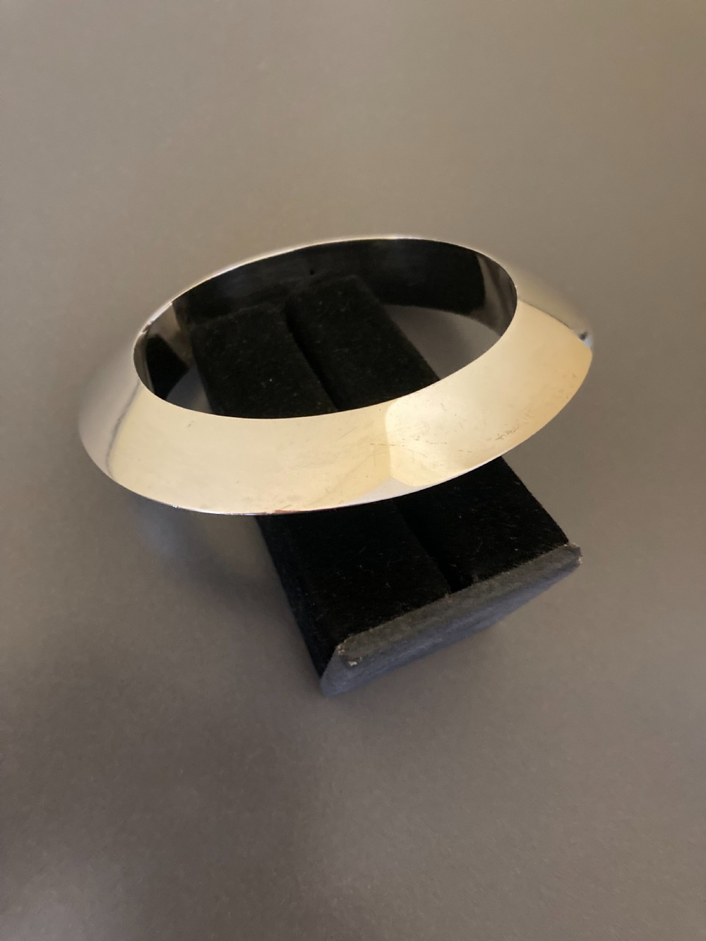 Danish Silver Bangle. 1960s. View IV